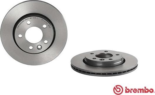 Brembo 09.9582.11 - Тормозной диск avtokuzovplus.com.ua