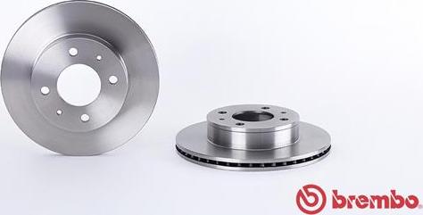 Brembo 09.9753.10 - Тормозной диск avtokuzovplus.com.ua