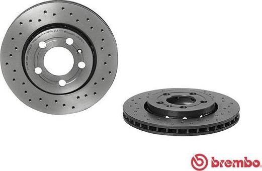 Brembo 09.A652.1X - Тормозной диск autodnr.net