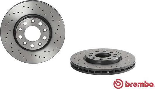 Brembo 09.A721.1X - Тормозной диск avtokuzovplus.com.ua