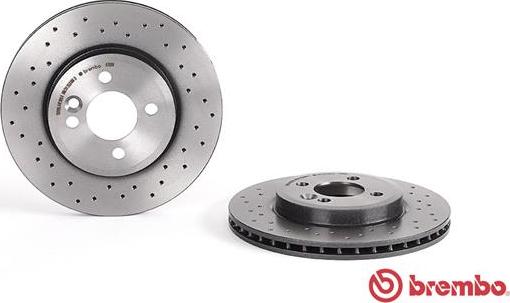 Brembo 09.A761.1X - Гальмівний диск autocars.com.ua