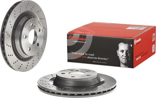 Brembo 09.A818.21 - Тормозной диск avtokuzovplus.com.ua