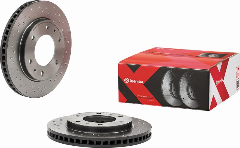 Brembo 09.A868.1X - Тормозной диск autodnr.net