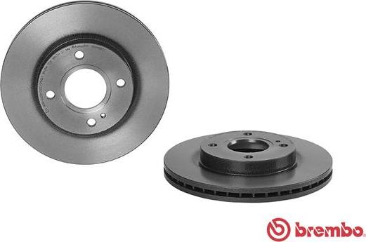 Brembo 09.A968.21 - Гальмівний диск autocars.com.ua