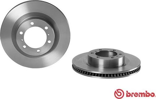 Brembo 09.B634.10 - Гальмівний диск autocars.com.ua