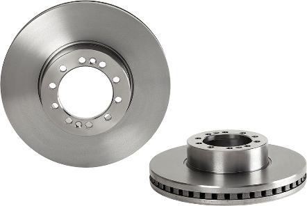 Brembo 09.B845.20 - Гальмівний диск autocars.com.ua