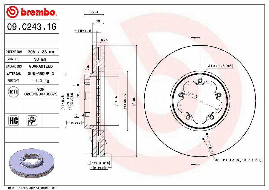 Brembo KT 10 012 - Комплект гальм, дисковий гальмівний механізм autocars.com.ua