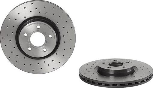 Brembo 09.C542.1X - Тормозной диск avtokuzovplus.com.ua