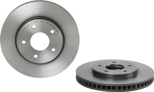 Brembo 09.C544.11 - Тормозной диск avtokuzovplus.com.ua