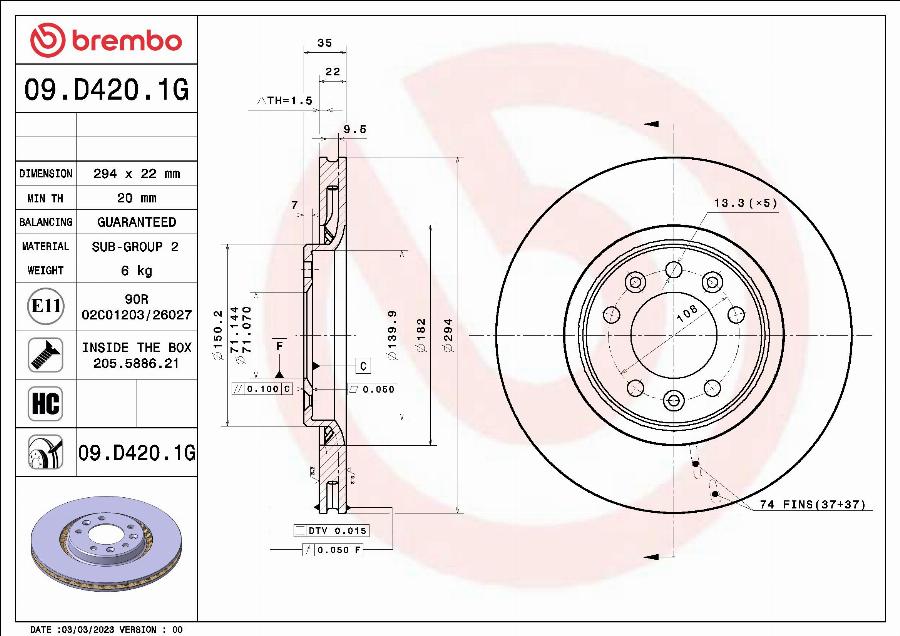 Brembo KT 10 051 - Дисковый тормозной механизм, комплект avtokuzovplus.com.ua