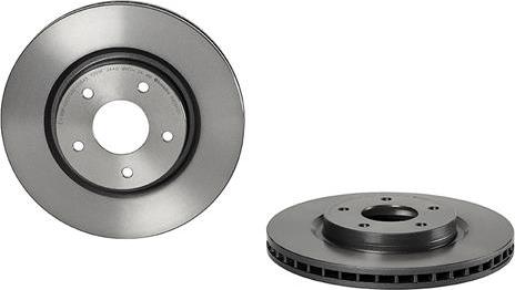 Brembo 09.D943.11 - Гальмівний диск autocars.com.ua