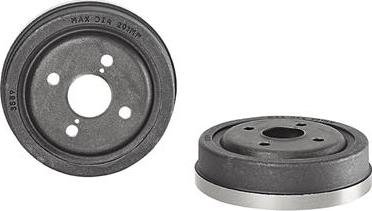 Brembo 14.4970.10 - Гальмівний барабан autocars.com.ua