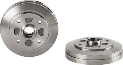 Brembo 14.5067.10 - Гальмівний барабан autocars.com.ua