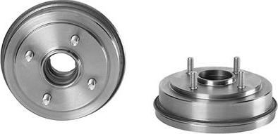 Brembo 14.5861.10 - Гальмівний барабан autocars.com.ua