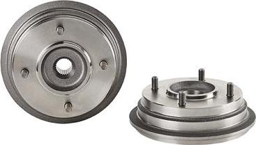 Brembo 14.8568.10 - Гальмівний барабан autocars.com.ua