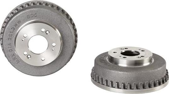 Brembo 14.A701.10 - Гальмівний барабан autocars.com.ua