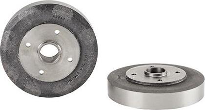 Brembo 14.A709.10 - Гальмівний барабан autocars.com.ua