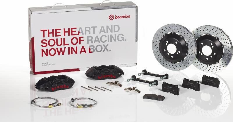 Brembo 1P1.6001AS - Комплект економічних гальм autocars.com.ua