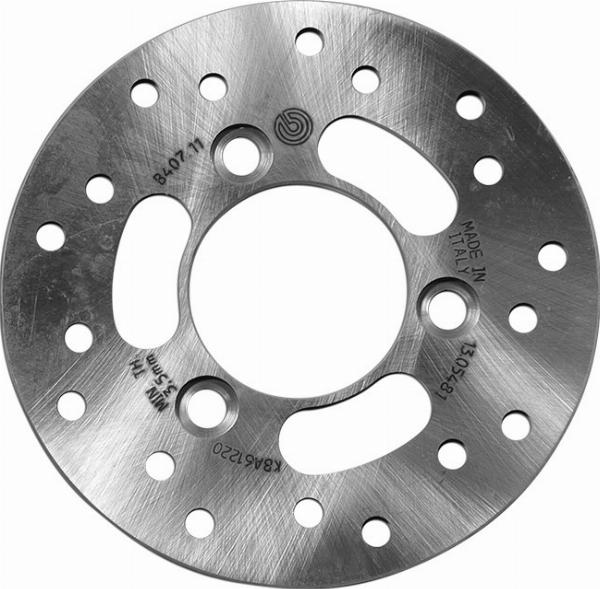 Brembo 68B40711 - Гальмівний диск autocars.com.ua