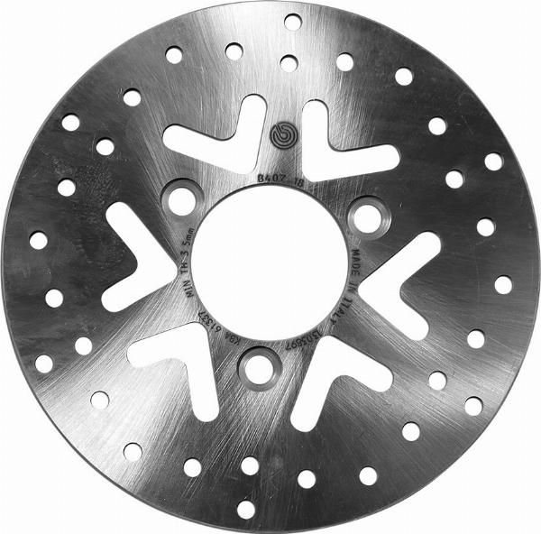 Brembo 68B40718 - Гальмівний диск autocars.com.ua