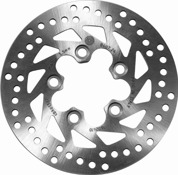 Brembo 68B40724 - Гальмівний диск autocars.com.ua