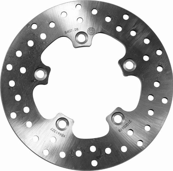Brembo 68B40728 - Гальмівний диск autocars.com.ua