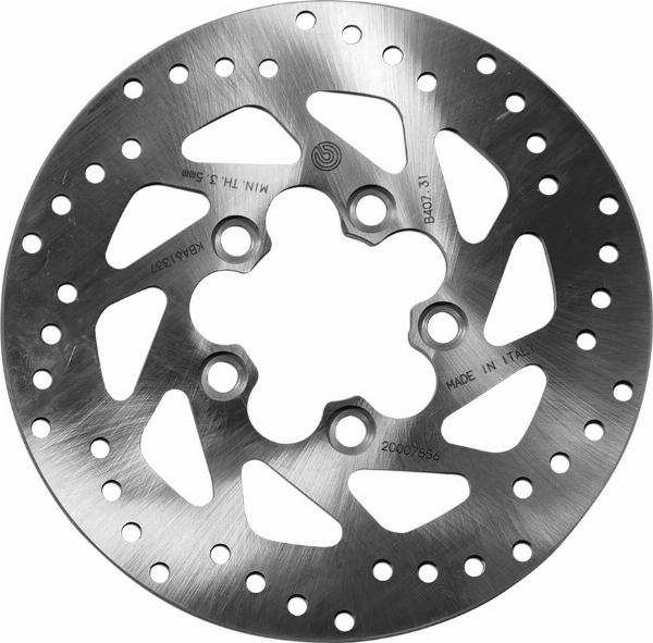 Brembo 68B40731 - Гальмівний диск autocars.com.ua