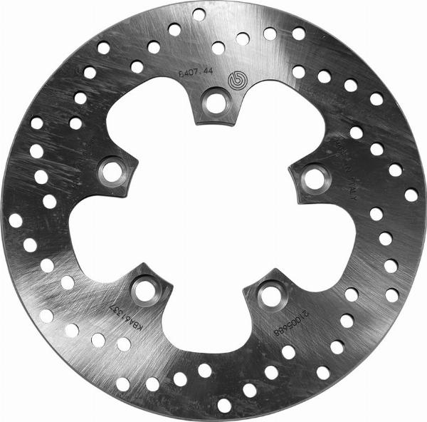 Brembo 68B40744 - Гальмівний диск autocars.com.ua