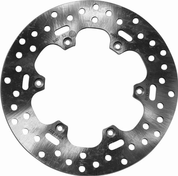 Brembo 68B40752 - Гальмівний диск autocars.com.ua