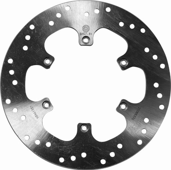 Brembo 68B40781 - Гальмівний диск autocars.com.ua