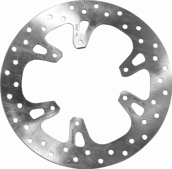 Brembo 68B40796 - Гальмівний диск autocars.com.ua