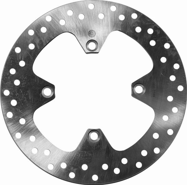 Brembo 68B407A4 - Гальмівний диск autocars.com.ua