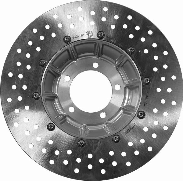 Brembo 68B407B1 - Гальмівний диск autocars.com.ua