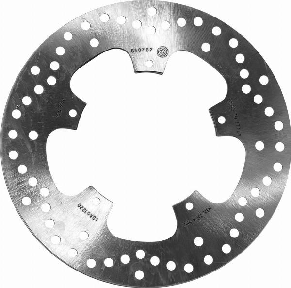 Brembo 68B407B7 - Гальмівний диск autocars.com.ua