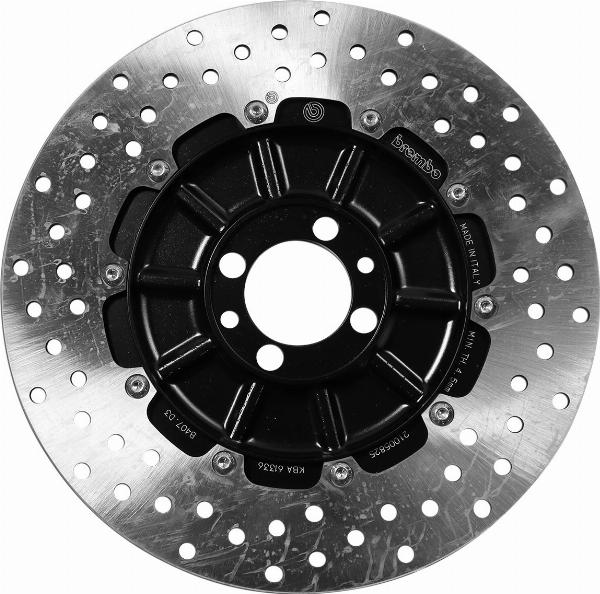 Brembo 68B407D3 - Гальмівний диск autocars.com.ua