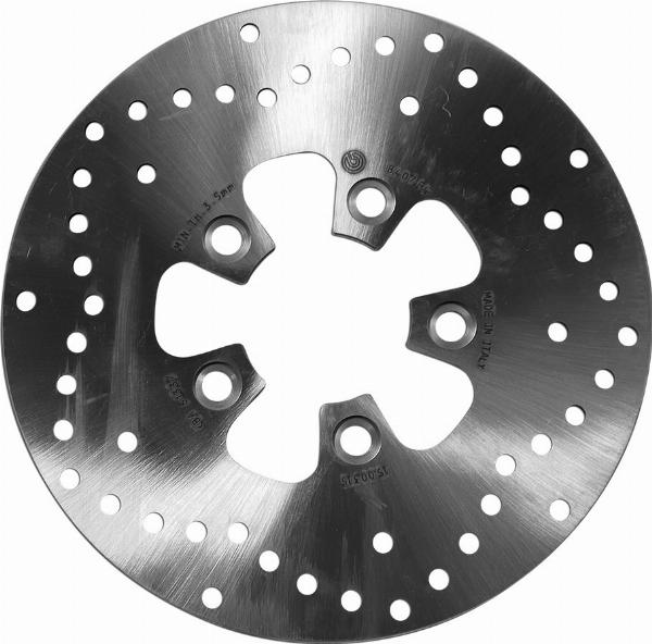 Brembo 68B407F4 - Гальмівний диск autocars.com.ua