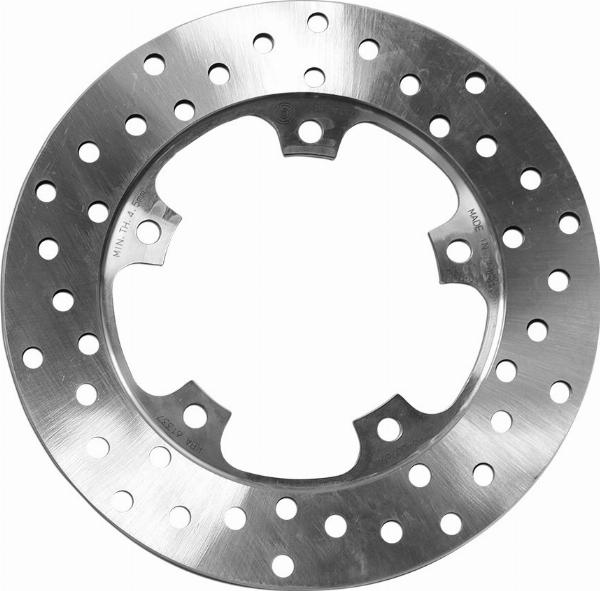 Brembo 68B407G6 - Гальмівний диск autocars.com.ua