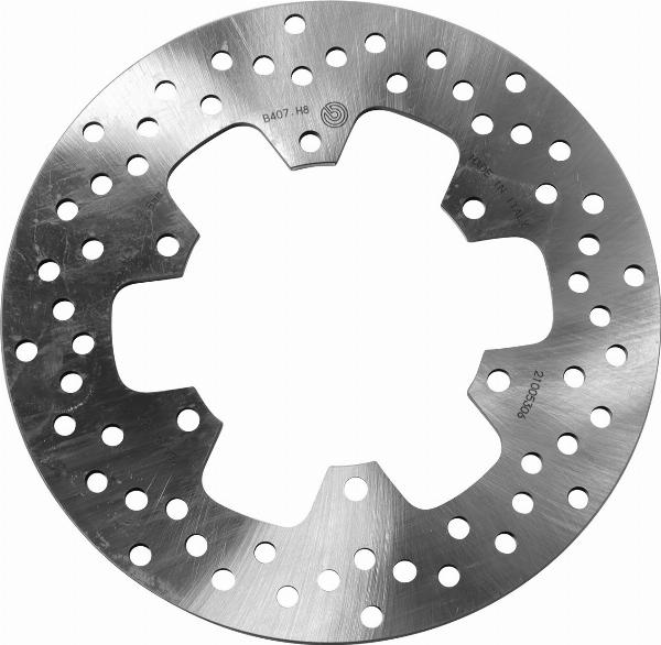 Brembo 68B407H8 - Гальмівний диск autocars.com.ua