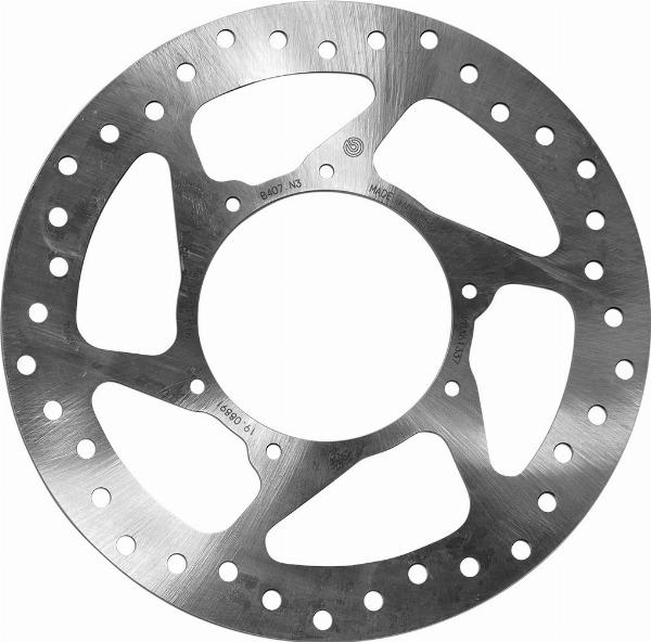 Brembo 68B407N3 - Гальмівний диск autocars.com.ua