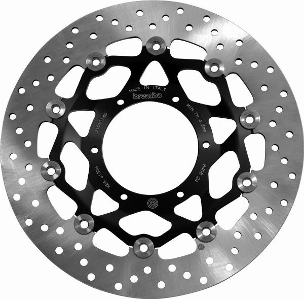 Brembo 78B40824 - Гальмівний диск autocars.com.ua