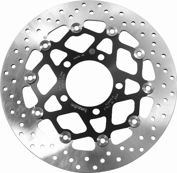 Brembo 78B40840 - Гальмівний диск autocars.com.ua