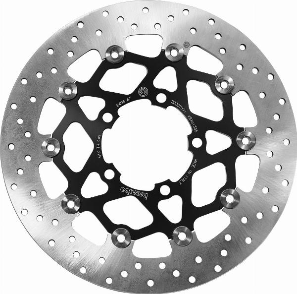 Brembo 78B40847 - Гальмівний диск autocars.com.ua