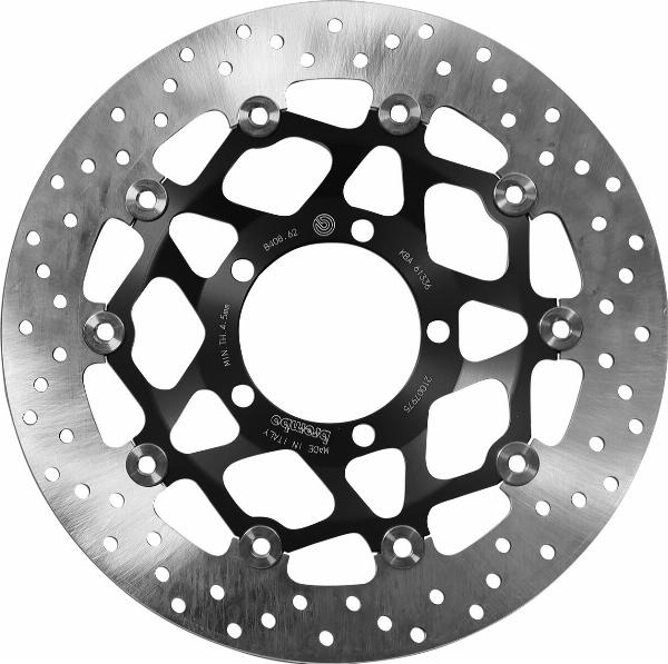 Brembo 78B40862 - Гальмівний диск autocars.com.ua