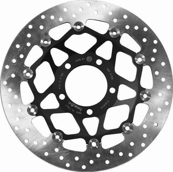 Brembo 78B40881 - Гальмівний диск autocars.com.ua
