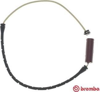 Brembo A 00 235 - Сигналізатор, знос гальмівних колодок autocars.com.ua