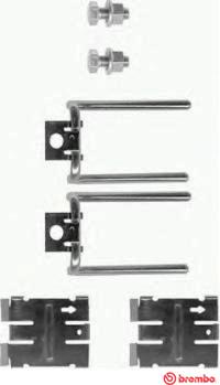 Brembo A 02 216 - Комплектуючі, колодки дискового гальма autocars.com.ua