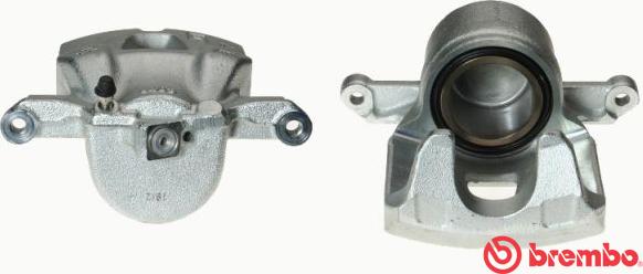 Brembo F 83 166 - Тормозной суппорт avtokuzovplus.com.ua