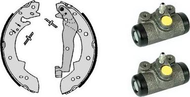 Brembo H 06 005 - Комплект тормозных колодок, барабанные avtokuzovplus.com.ua