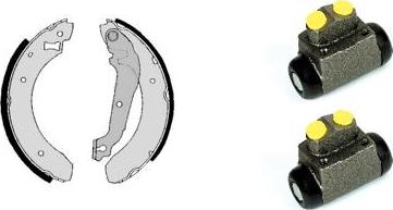 Brembo H 24 012 - Комплект тормозных колодок, барабанные avtokuzovplus.com.ua