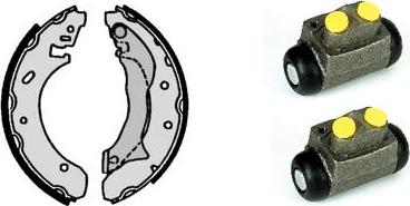 Brembo H 24 043 - Комплект гальм, барабанний механізм autocars.com.ua